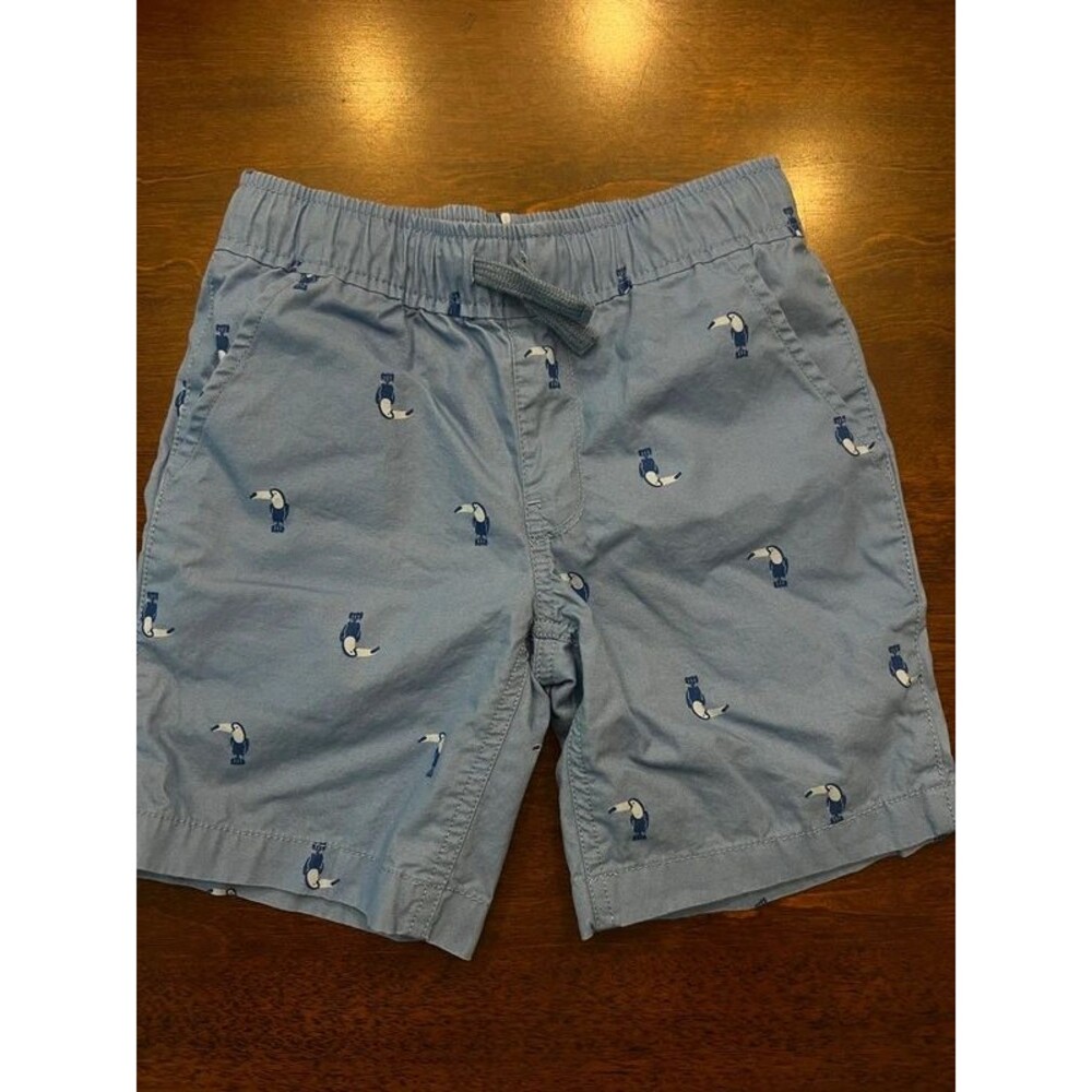 Children’s Place Blue Print Chino Shorts Boys Size 7